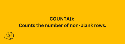 COUNTA(): Your Key to Unlocking the Full Potential of Your Data