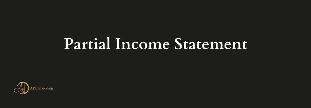 Partial Income Statement